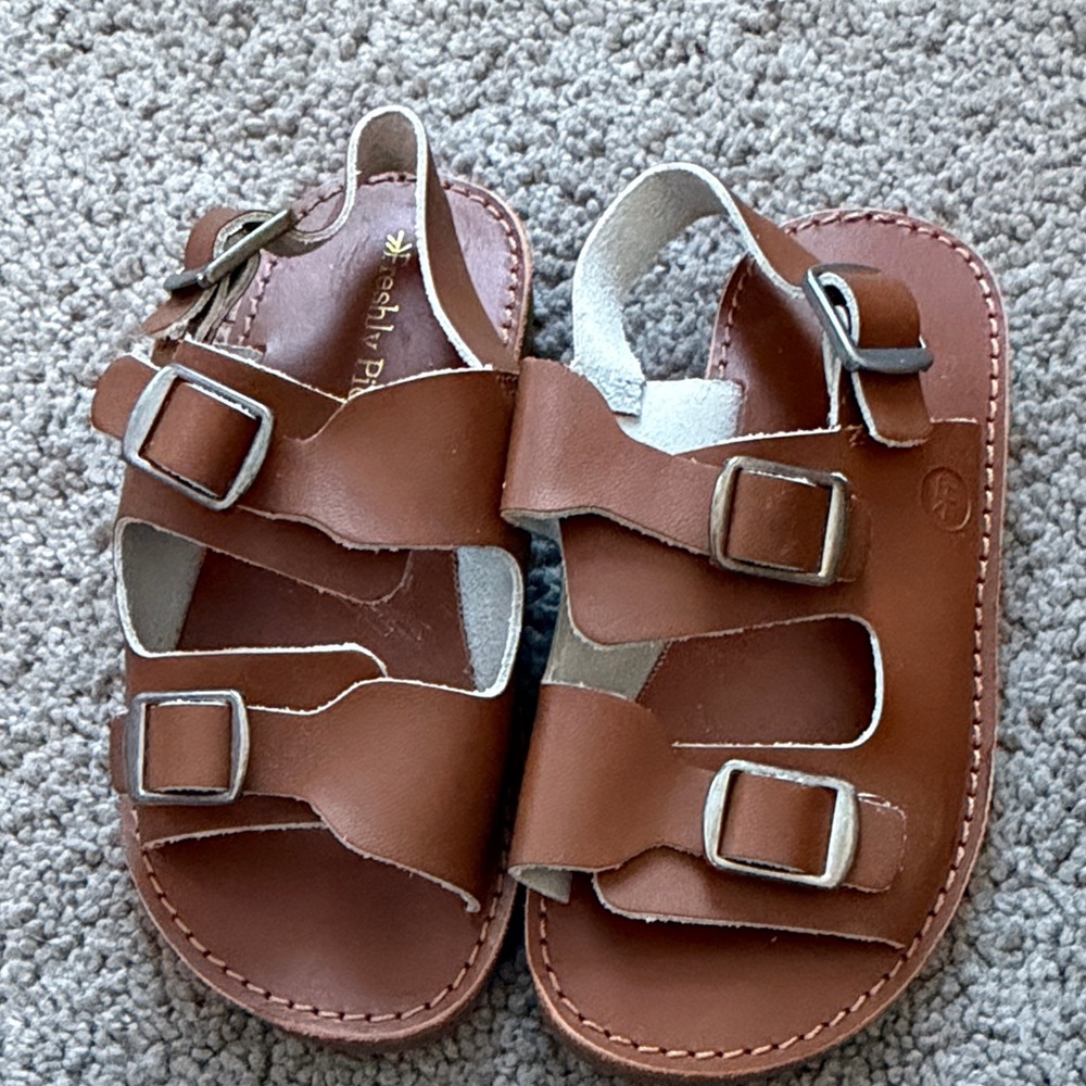 Freshly Picked Brown Kids Sandals